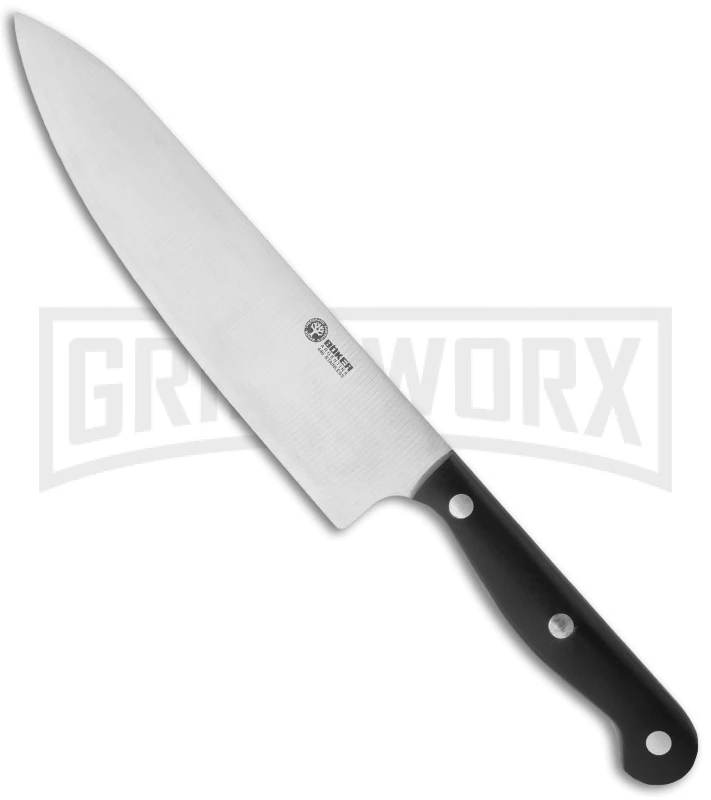Boker Arbolito 03BA8307 7" Chef's Knife Fixed Blade - Satin Plain 1 Boker Arbolito 03BA8307 7" Chef's Knife Fixed Blade - Satin Plain