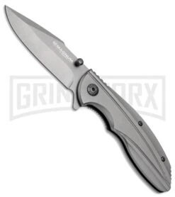 Boker Magnum 01LG365 Echo Charlie Folding Knife - Gray Plain