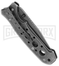 Boker Magnum Vintage Tanto Folding Knife - Stonewash Plain -OTF Knives Shop boker folder magnum 01ya517 side large