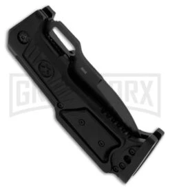 Boker Plus Black Kalashnikov 2009 Tactical Knife - Black Serr -OTF Knives Shop boker kalashnikov 01kal09 side large