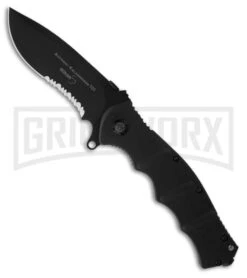 Boker Plus Black Kalashnikov 101 Folding Knife - Black Serr