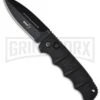 Boker Kalashnikov Black Automatic Knife - D2 Dagger Black Plain
