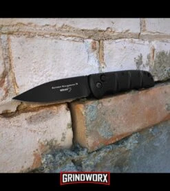 Boker Kalashnikov Black Automatic Knife - Black Plain -OTF Knives Shop boker kalashnikov 74 black kals74bk BHQ 3839 dl large