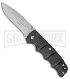Boker Kalashnikov Manual Folding Knife Black -- Bead Blast Plain