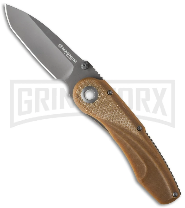 Boker Magnum Wanderer Folding Knife - Gray Plain 1 Boker Magnum Wanderer Folding Knife - Gray Plain