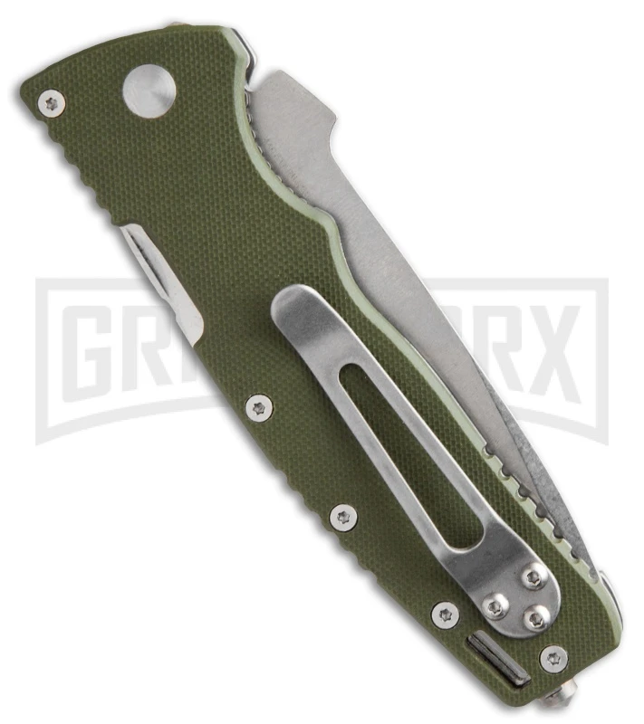 Boker Magnum Ranger Rescue Green G10 Knife - Stonewash Plain 2 Boker Magnum Ranger Rescue Green G10 Knife - Stonewash Plain - Image 2