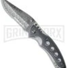 Boker Magnum Snowflake Damascus Pattern Folding Knife - Satin Plain