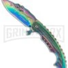 Boker Magnum Rainbow Mermaid Folding Knife - Spectrum Plain