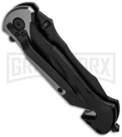 Boker Magnum Volunteer FD Folding Knife - Black Plain -OTF Knives Shop boker magnum 01ll489 side cm large