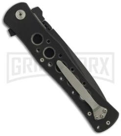 Boker Magnum Power Trooper Folding Knife - Black Plain -OTF Knives Shop boker magnum 01mb219 back large