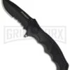 Boker Magnum Special Agent Folding Knife - Black Serr