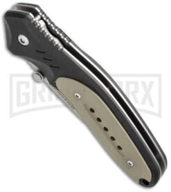 Boker Magnum Ypsilon Tan G-10 Folding Knife - Satin Plain 5 Boker Magnum Ypsilon Tan G-10 Folding Knife - Satin Plain -OTF Knives Shop boker magnum 01sc421 bottom cm large