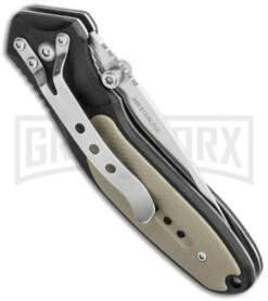 Boker Magnum Ypsilon Tan G-10 Folding Knife - Satin Plain 4 Boker Magnum Ypsilon Tan G-10 Folding Knife - Satin Plain -OTF Knives Shop boker magnum 01sc421 side cm large