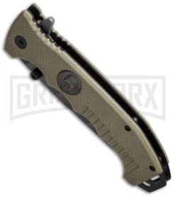 Boker Magnum Shades Of Gray Folding Knife - Graphic Plain -OTF Knives Shop boker magnum 01sc648n bottom cm large