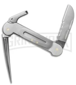 Boker Magnum 01SC725 Catamaran Pocket Knife - Satin Serr -OTF Knives Shop boker magnum 01sc725 cm half large