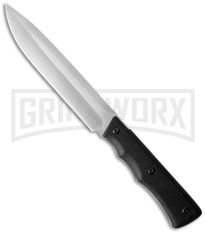 Boker Magnum Mike Papa Fixed Blade Knife - Satin Plain 1 Boker Magnum Mike Papa Fixed Blade Knife - Satin Plain