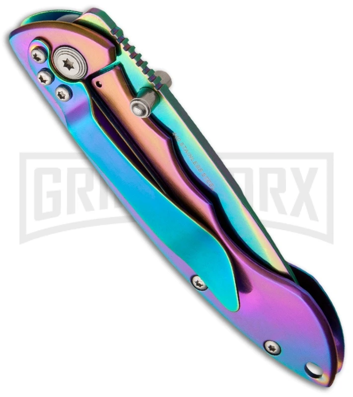 Boker Magnum Blaze Folding Knife - Spectrum Plain 2 Boker Magnum Blaze Folding Knife - Spectrum Plain - Image 2