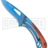 Boker Magnum Deep Blue Folding Knife - Blue Plain