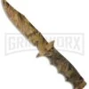 Boker Magnum Camo Bowie Fixed Blade Knife - Plain