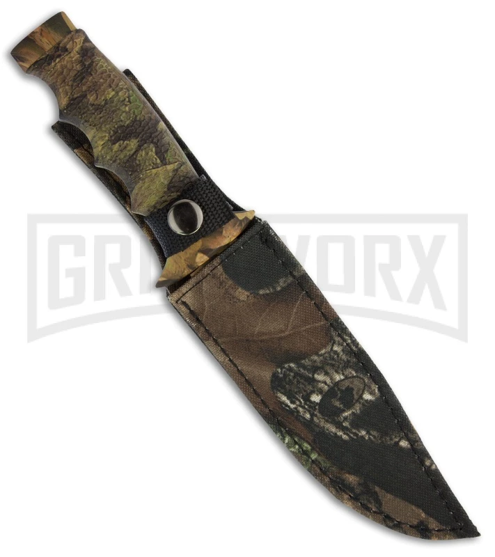 Boker Magnum Camo Bowie Fixed Blade Knife - Plain 2 Boker Magnum Camo Bowie Fixed Blade Knife - Plain - Image 2