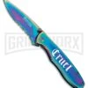Boker Magnum Cruel Girl Spectrum Folding Knife - Spectrum Serr