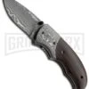 Boker Magnum Damascus Stubby Folding Knife - Damascus Plain