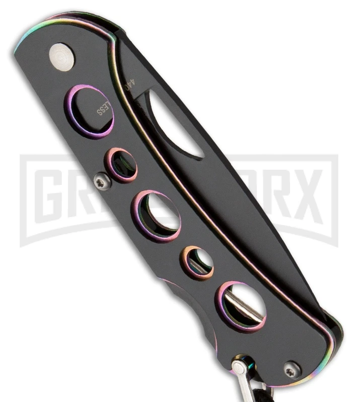 Boker Magnum Dark Rainbow Folding Knife - Black Plain 2 Boker Magnum Dark Rainbow Folding Knife - Black Plain - Image 2
