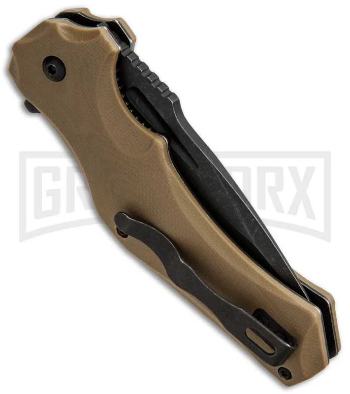 Boker Magnum Fast Forward Tan G10 Folding Knife - Black Plain 2 Boker Magnum Fast Forward Tan G10 Folding Knife - Black Plain - Image 2