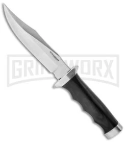 Boker Magnum Bowie FG Fixed Blade Knife - Satin Plain