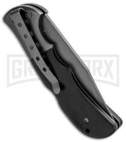 Boker Magnum Gray Eminence Folding Knife - Gray Plain -OTF Knives Shop boker magnum folder grey black plain01sc712 side large