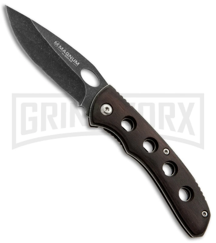 Boker Magnum Four Folding Knife - Black Plain 1 Boker Magnum Four Folding Knife - Black Plain