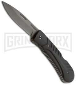 Boker Magnum Griptech Folding Knife - Gray Plain