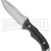 Boker Magnum Highlands Ranger Black Micarta Fixed Blade Knife - Bead Blast Plain