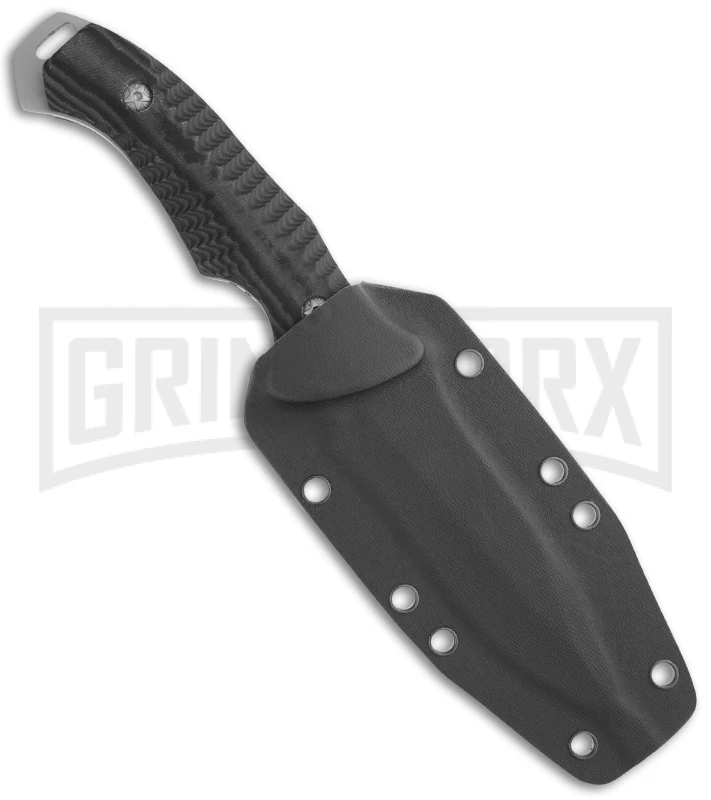 Boker Magnum Highlands Ranger Black Micarta Fixed Blade Knife - Bead Blast Plain 2 Boker Magnum Highlands Ranger Black Micarta Fixed Blade Knife - Bead Blast Plain - Image 2