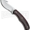 Boker Magnum Hunter's Hook Fixed Blade Knife - Satin Serr