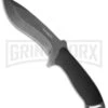 Boker Magnum Khucom Fixed Blade Knife - Black Plain
