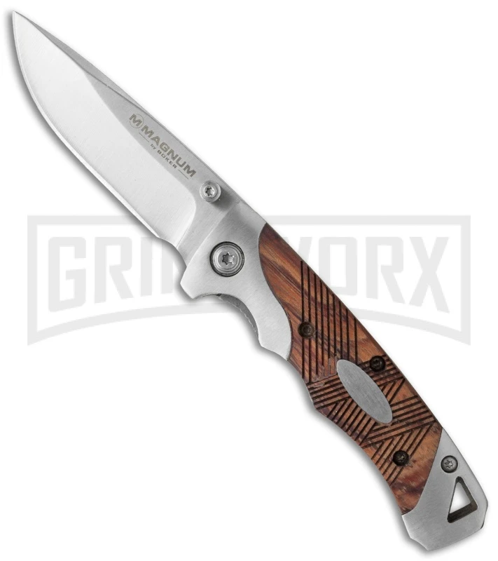 Boker Magnum Master Craftsmen 5 Folding Knife - Satin Plain 1 Boker Magnum Master Craftsmen 5 Folding Knife - Satin Plain