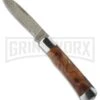 Boker Magnum Rosewood Folding Knife - Damascus Plain