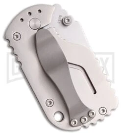 Boker Plus Chad Los Banos Subcom Titanium Knife - Satin Plain -OTF Knives Shop boker plus 01bo592 back large