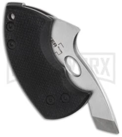 Boker War Toad Black G-10 Friction Folder Knife - Satin Plain -OTF Knives Shop boker plus 01bo750 side front large