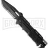 Boker Plus Kalashnikov Black Folding Knife - Black Serr Tanto