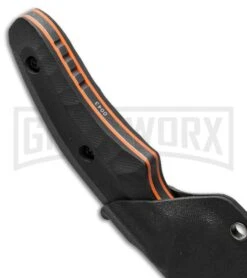 Boker Plus Mako Black G-10 Fixed Blade Knife - Stonewash Plain -OTF Knives Shop boker plus 02bo002 bottom cm large