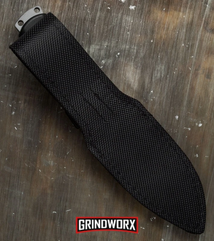 Boker Plus 02BO004 Outdoorsman Fixed Blade Knife - Gray Plain 4 Boker Plus 02BO004 Outdoorsman Fixed Blade Knife - Gray Plain - Image 4