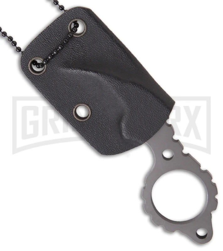 Boker Plus Newton Martin K-Bit Fixed Blade Neck Knife 02BO030 (1.625" Plain) 2 Boker Plus Newton Martin K-Bit Fixed Blade Neck Knife 02BO030 (1.625" Plain) - Image 2