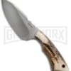 Boker Plus Rambler Stag Fixed Blade Knife - Satin Plain