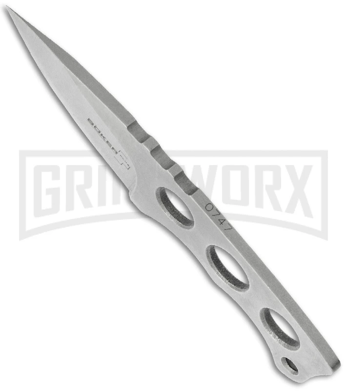 Boker Plus Mega Mini Neck Knife - Stonewash Plain 2 Boker Plus Mega Mini Neck Knife - Stonewash Plain - Image 2