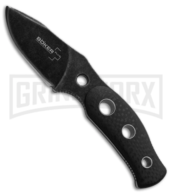 Boker Plus Bandit Fixed Blade Knife - Stonewash Plain 1 Boker Plus Bandit Fixed Blade Knife - Stonewash Plain