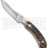 Boker Plus Cowboy Crossdraw Stag Fixed Blade Knife - Polish Plain