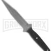 Boker Plus Besh-Wedge Neck Knife Black Fixed Blade - Titanium Plain