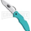 Boker Plus Cinch Girls Action R Teal Nylon Folding Knife - Satin Serr